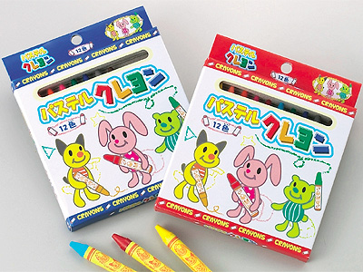 パステル12色クレヨンの商品画像