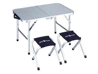 コンパクトアルミテーブル＆チェアーの商品画像