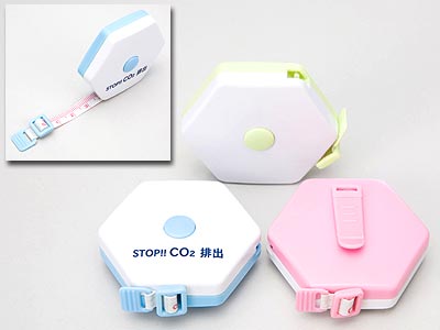 2ｍ布メジャー（測定器具・ベルト掛付）の商品画像