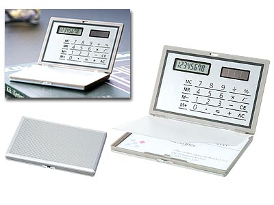 ソーラー電卓付カード入れの商品画像