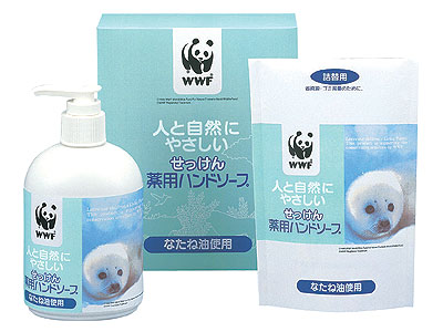 ＷＷＦ  人と自然にやさしいせっけん薬用ハンドソープの商品画像
