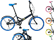 20インチカラフル折り畳み自転車
