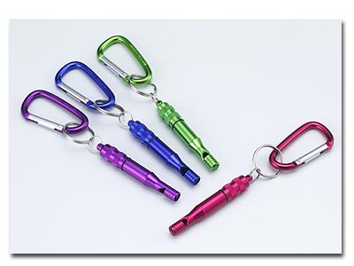 カラビナ(ホイッスル付)の商品画像