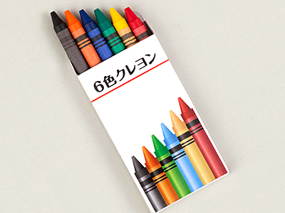 6色クレヨンの商品画像
