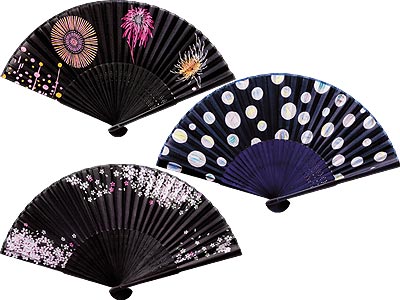 涼し色 シルク扇子の商品画像
