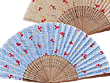 すす竹扇子 金魚