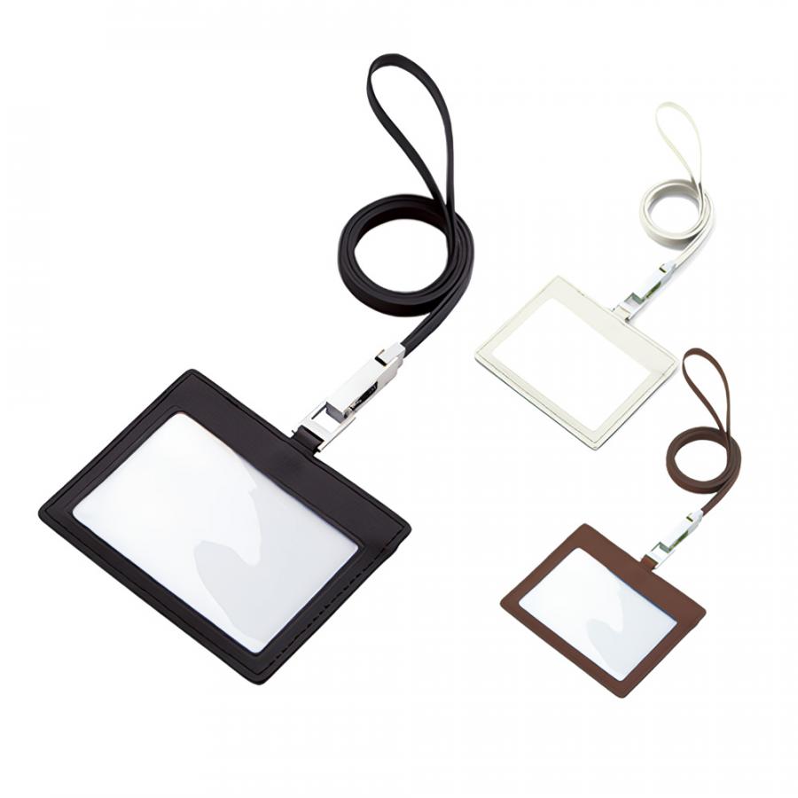 牛革IDカードホルダー(ネックストラップ付)の商品画像