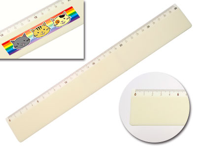 PR定規ホワイト30cmの商品画像