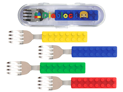 ダイヤブロックフォーク＆ケースの商品画像