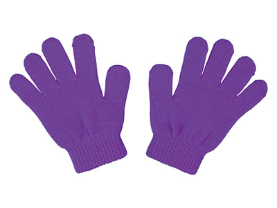 カラーのびのび手袋 紫の商品画像