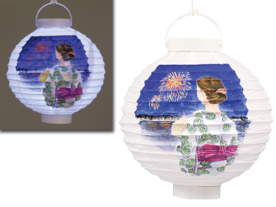 LED付ちょうちん（電池付）の商品画像