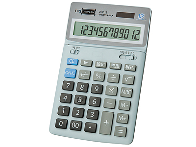 ビッグディスプレイ卓上電卓12桁税計算の商品画像