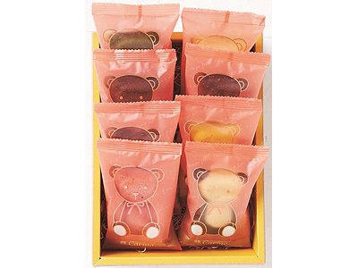 くまの焼菓子 8個の商品画像