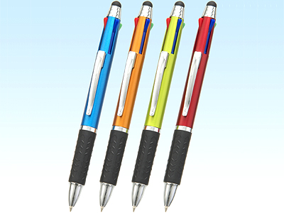 タッチペン付4色ボールペン の商品画像